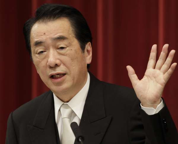Japonský premiér Naoto Kan.
