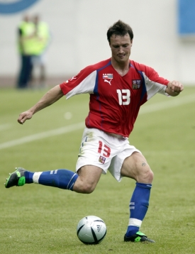 Martin Jiránek ještě v reprezentačním dresu.
