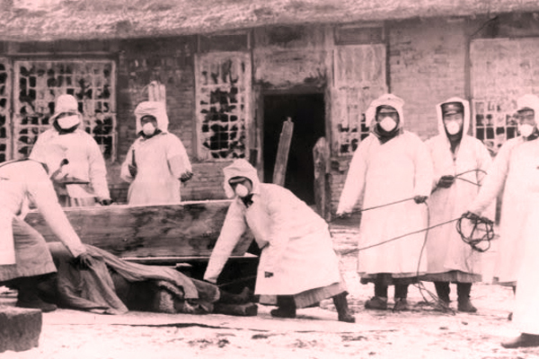 Epidemie moru v Číně roku 1911.  