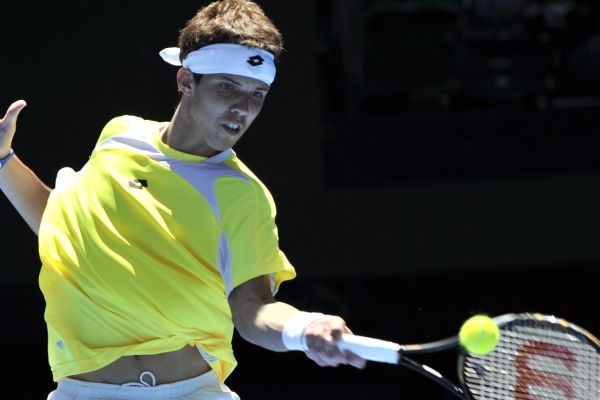 Jiří Veselý ve finále juniorky Australian Open.