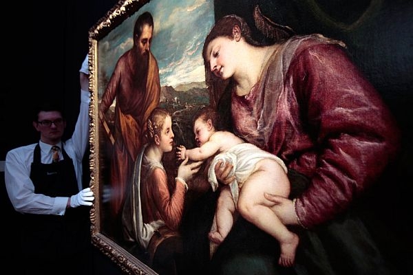 Tizianova Madona s dítětem.