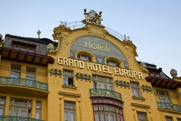 Pražský Grand Hotel Evropa.
