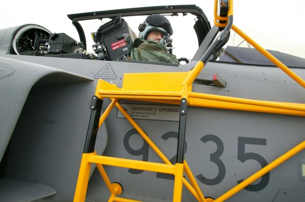 Stíhací letoun Gripen (ilustrační foto).