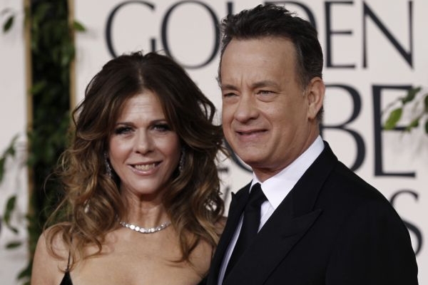 Tom Hanks s manželkou Ritou Wilsonovou.