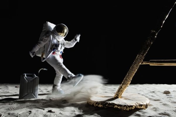 Alan Shepard si před čtyřiceti lety zahrál na Měsíci golf (ilustrační foto).