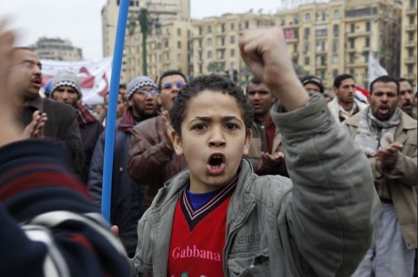 Sobotní demonstrace v Káhiře probíhají klidně.