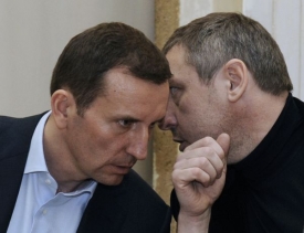 "Zachránci" Sazky: Marek Dospiva (Penta) a Martin Ulčák (E-invest)