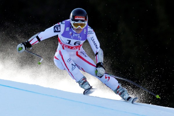 Vítězka Super-G Rakušanka Elisabeth Görglová.