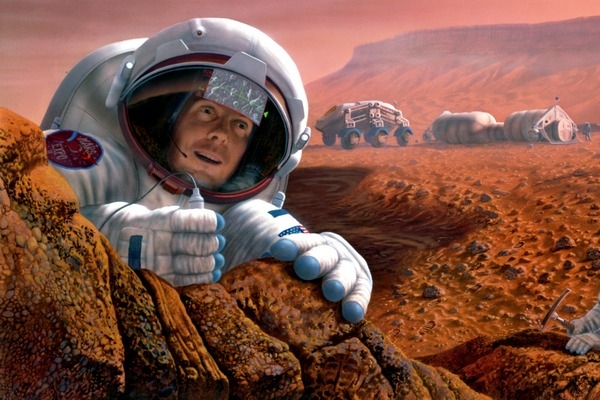 Amerika chce vyslat své astronauty na Mars, zatím však na to není vybavena.