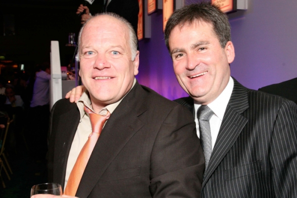 Známá komentátorská dvojice Andy Gray (vlevo) a Richard Keys.