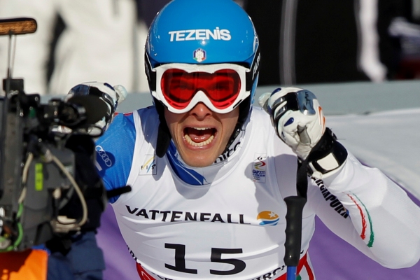 Italský šampion Christof Innerhofer.