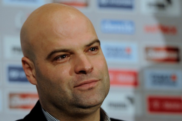 Kouč reprezentační jednadvacítky Jakub Dovalil.