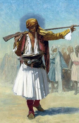 Arnautský čili albánský povstalec. 