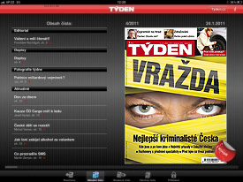 TÝDEN v iPadu.