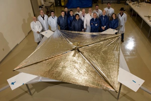 NanoSail-D má pouze deset metrů čtverečních.