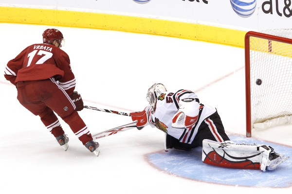 Radim Vrbata rozhodl v nájezdech o vítězství Phoenixu.