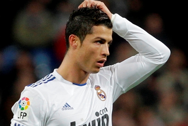 Hvězda Realu Madrid Cristiano Ronaldo.