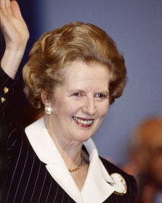 Margaret Thatcherová.