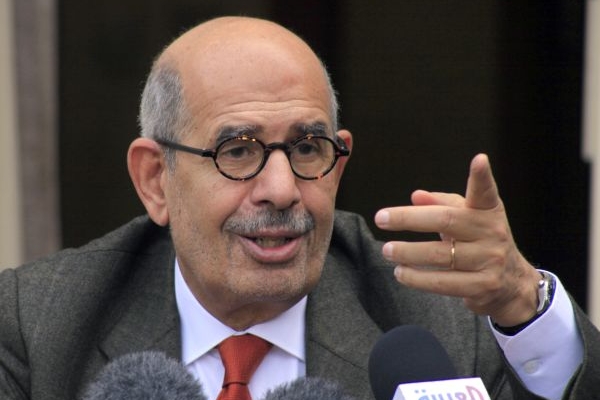 Bývalý egyptský diplomat a nositel Nobelovy ceny za mír Muhammad Baradej.