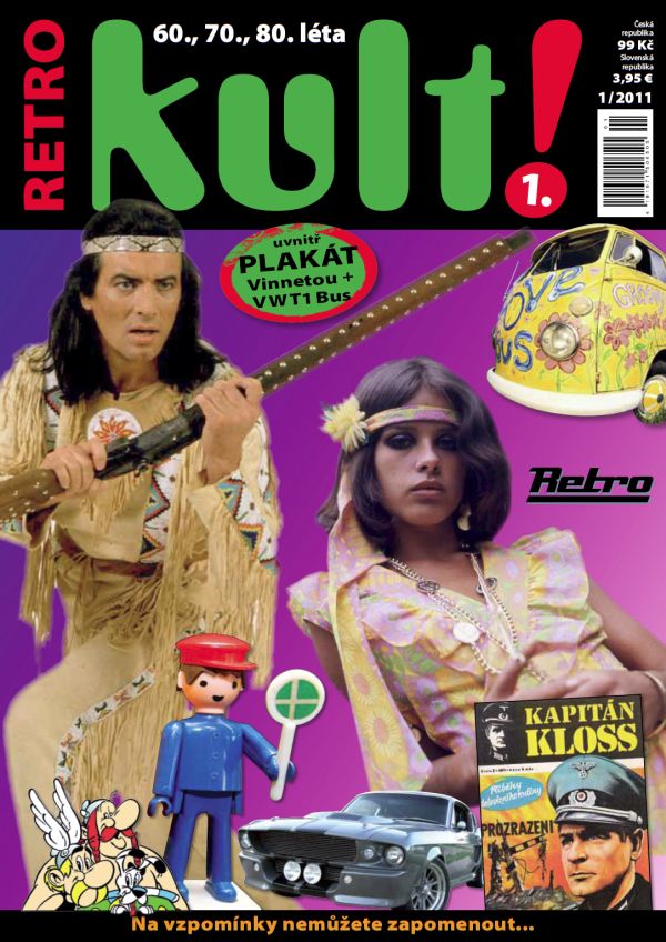 V prvním čísle retro časopisu nebude chybět ani Vinnetou.