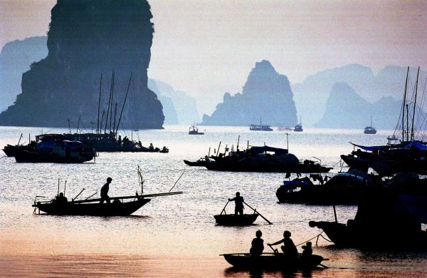 Zátoka Ha Long patří mezi nejvyhledávanější místa ve Vietnamu. 