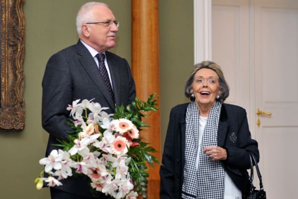 Jiřina Jirásková se dočkala i přijetí u Václava Klause.