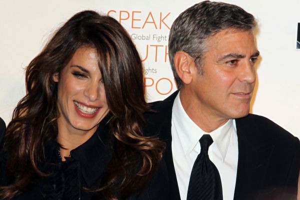 George Clooney a jeho přítelkyně Elisabetta Canalisová. 