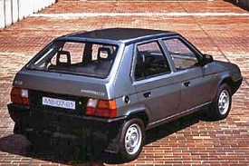 Škoda Favorit je na čtvrtém místě v počtu registrovaných vozů.