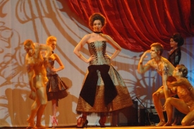 Modelka Iva Kubelková.