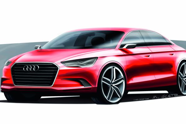 Studie Audi A3 vypadá velice dynamicky.