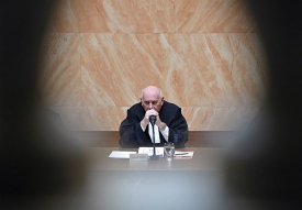 Předseda soudu Pavel Rychetský, dříve ministr spravedlnosti za ČSSD.