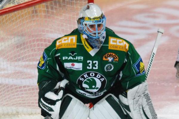 Brankář Mladé Boleslavi Marek Schwarz. Brankář Mladé Boleslavi Marek Schwarz.