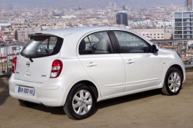 Zadní část Nissanu Micra DIG-S.