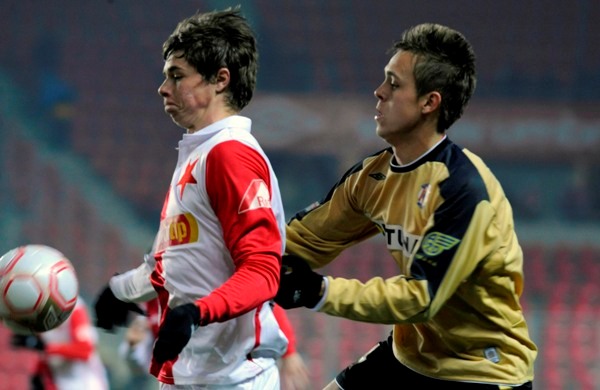 Slavia se proti Brnu trápila.