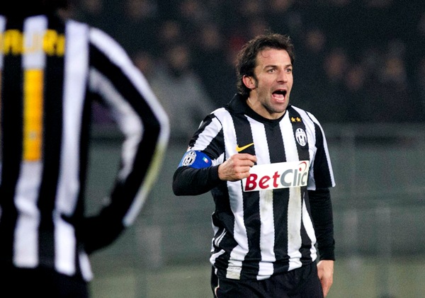 Del Piero bude hrát za Juventus klidně zadarmo.