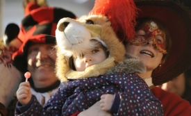 Karneval se líbil i těm nejmenším.