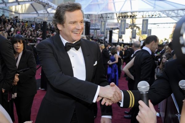 Colin Firth na Oscarech.