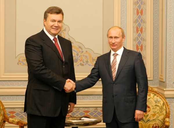 Viktor Janukovyč a Vladimír Putin.