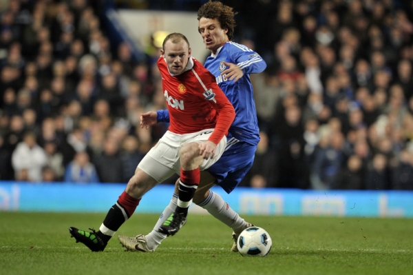 Wayne Rooney vstřelil první branku zápasu.