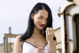 Herečka Sandra Nováková.