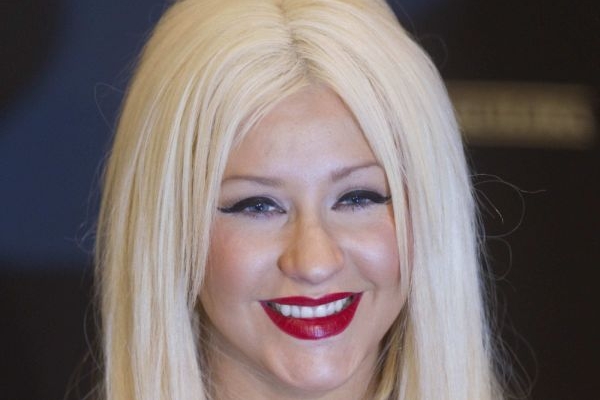 Zpěvačka Christina Aguilera. 