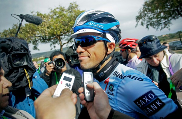 Contador se na jídlo vymlouval.