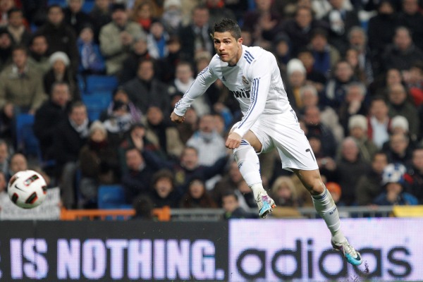 Cristiano Ronaldo nastřílel v zápase s Malagou hattrick.