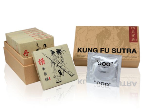 Kondomy Kung-fu sutra pro bojovníky a bojovnice.