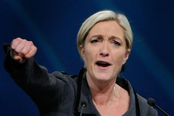 Francouzská nacionalistka Marine Le Penová.