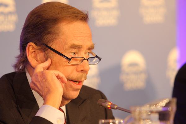 Exprezident Václav Havel.
