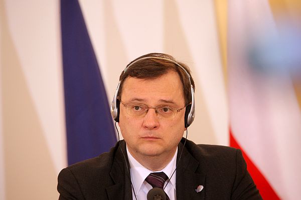 Předseda vlády Petr Nečas.