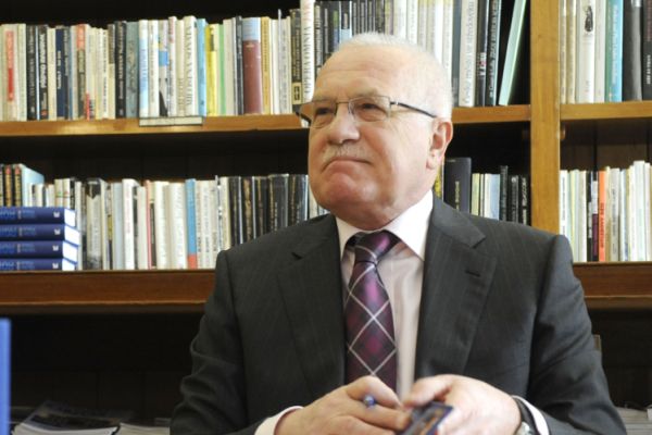 Prezident Václav Klaus.