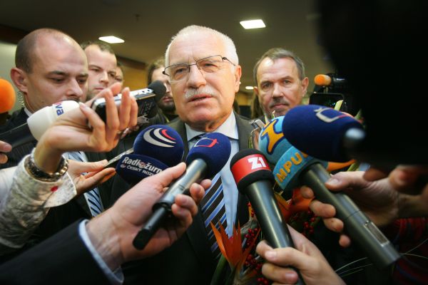 Prezident Václav Klaus.