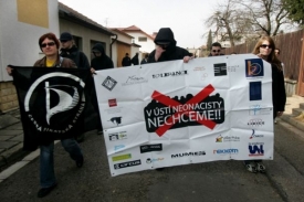Odpůrců DSSS se do Nového Bydžova sjely dvě stovky.